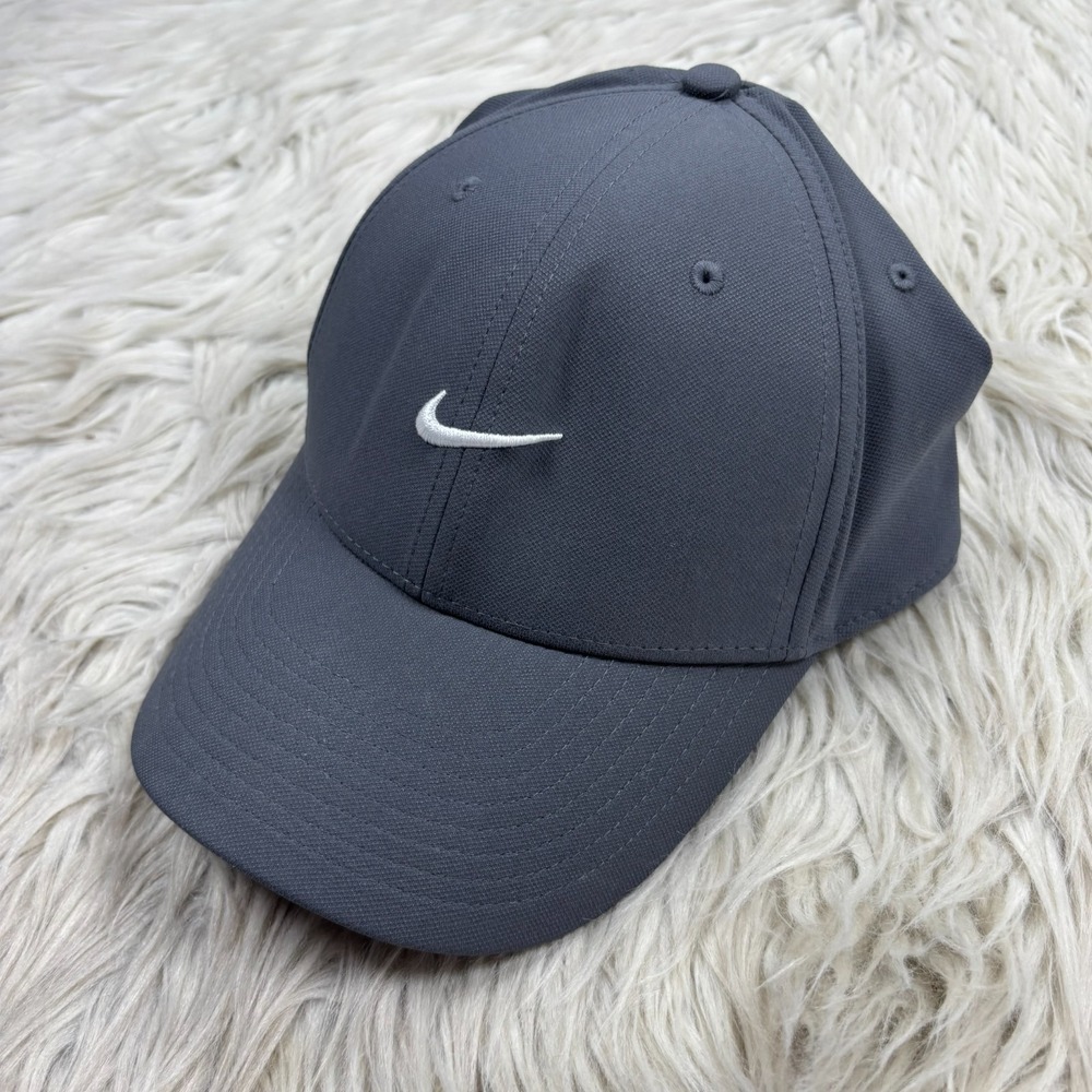 Nike Men's Unisex L XL Gray Snap Back Club Cap Hat Baseball Streetwear